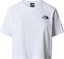 The North Face The North Face W Cropped Simple Dome Tee TNF White Kortermede trøyer S