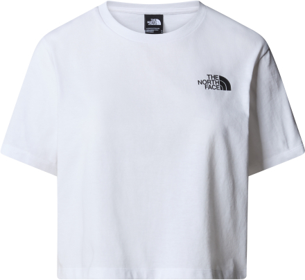 The North Face The North Face W Cropped Simple Dome Tee TNF White Kortermede trøyer XS