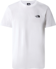 The North Face The North Face M S/S Simple Dome Tee TNF White Kortermede trøyer M