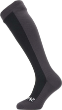 Sealskinz Waterproof Cold Weather Knee Length Sock Dark Grey/Black Friluftssokker S
