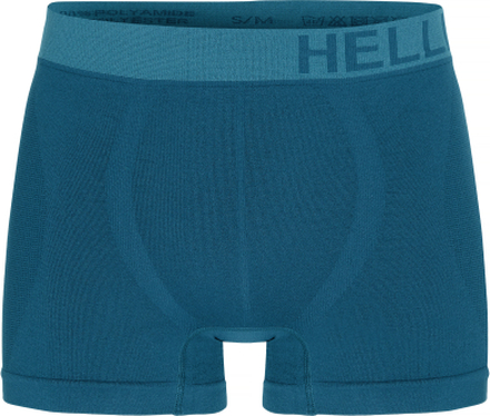 Hellner Men's Svierkku Seamless Boxer Blue Coral Underkläder S/M