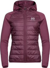 Hellner Women's Nirra Hybrid Jacket 2.0 Grape wine solid Treningsjakker fôrede XS