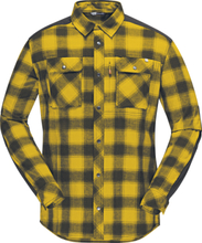 Norrøna Men's Svalbard Flannel Shirt Golden Palm Langermede skjorter S