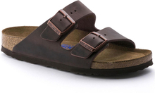 Birkenstock Unisex Arizona Oiled Nubuck Leather Soft Footbed Regular Habana Sandaler 37