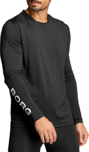 Björn Borg Men's Borg Long Sleeve T-Shirt Black Beauty Långärmade träningströjor S