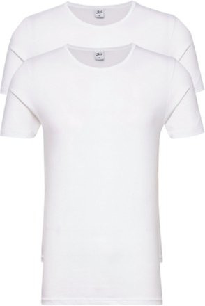 Jbs 2-Pack T-Shirt O-Neck Gots T-shirts Short-sleeved Hvit JBS*Betinget Tilbud