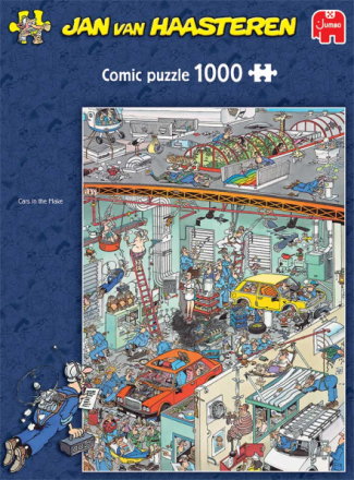 Jan Van Haasteren - Cars in the Make - 1000 Piece Puzzle