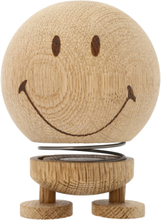 Hoptimist Smiley Home Decoration Decorative Accessories/details Wooden Figures Brun Hoptimist*Betinget Tilbud