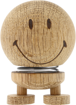 Hoptimist Smiley Home Decoration Decorative Accessories-details Wooden Figures Brown Hoptimist