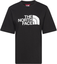 W Relaxed Easy Tee Sport T-shirts & Tops Short-sleeved Black The North Face