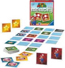 Super Mario Memory® D/F/I/Nl/En/E Toys Puzzles And Games Games Memory Multi/mønstret Ravensburger*Betinget Tilbud