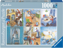 Madicken 1000P Toys Puzzles And Games Puzzles Classic Puzzles Multi/mønstret Ravensburger*Betinget Tilbud