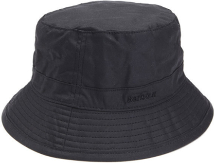 Barbour Unisex Wax Sports Hat Black Hattar L