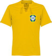 Brazilië Retro Voetbalshirt 1950's - Geel - S