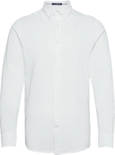GANT Tech Pique Regular Shirt White