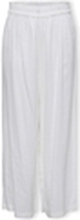 Only Byxor Noos Tokyo Linen Trousers - Bright White