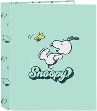 Ringpärm Snoopy Groovy Grön A4 27 x 33 x 6 cm