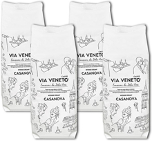 Caffè in grani Via Veneto miscela Casanova 500 gr 4 pezzi