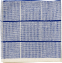 Broste Copenhagen Herman rutete kjøkkenhåndkle 50 x 50 cm, baja blue