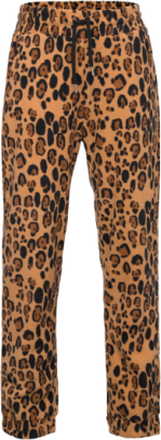 Leopard Fleece Trousers Outerwear Fleece Outerwear Fleece Trousers Multi/mønstret Mini Rodini*Betinget Tilbud