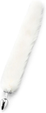 Zenn Deluxe Fluffy Fox Plug White Anaalitappi hännällä