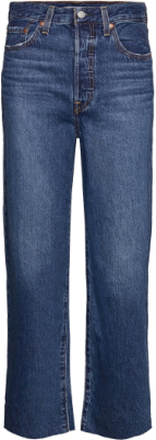 Ribcage Straight Ankle Noe Dow Rette Jeans Blå LEVI´S Women*Betinget Tilbud