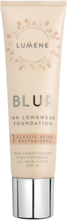 Blur 16H Longwear Spf15 Foundation 1 Classic Beige Foundation Smink LUMENE
