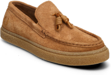 Dawson Tassel Loafer Hairy Sue Loafers Flade Sko Brown Fred Perry