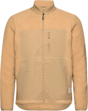 Gravel Fleece Jacket Tops Sweatshirts & Hoodies Fleeces & Midlayers Khaki Green Fat Moose