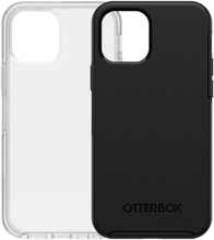 Otterbox Symmetry Robust deksel for iPhone 12 og 12 Pro Gjenomsiktlig