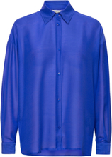 Nola Shirt Tops Shirts Long-sleeved Blue Lollys Laundry