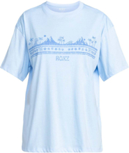 Dreamers Women B Tops T-shirts & Tops Short-sleeved Blue Roxy