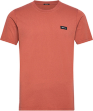 "Mens Shirt T-Shirt 1/2 Sleeve T-shirt Orange Denham"