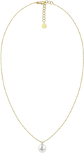 Lilian Necklace L Gold Accessories Jewellery Necklaces Pearl Necklaces Gold Edblad