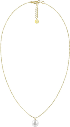 Lilian Necklace L Gold Accessories Jewellery Necklaces Pearl Necklaces Gold Edblad