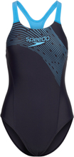 "Womens Medley Logo 1 Piece Sport Swimsuits Navy Speedo"