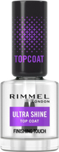 Rimmel Top Coat Top Coar Ultra Shine Beauty Women Nails Base & Top Coat Nude Rimmel