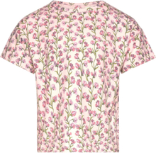 T-Shirt Ss Jersey Tops T-Kortærmet Skjorte Multi/patterned Creamie
