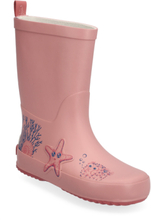 "Wellies - Oceania Shoes Rubberboots High Rubberboots Unlined Rubberboots Pink CeLaVi"