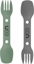 UCO Gear UCO Gear Utility Spork 2-Pack with Cord Greencharc Serveringsutrustning OneSize