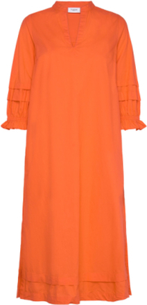 Drewsz Dress Knælang Kjole Orange Saint Tropez