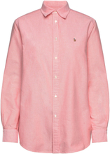 "Relaxed Fit Cotton Oxford Shirt Tops Shirts Long-sleeved Coral Polo Ralph Lauren"