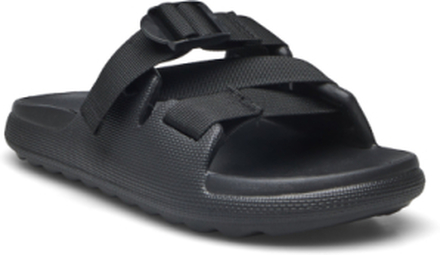 Sandal With Polyester Straps Flade Sandaler Black Ilse Jacobsen