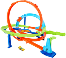 Action Loop Cycl Challenge Toys Toy Cars & Vehicles Race Tracks Multi/patterned Hot Wheels