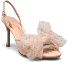 Bridal Sparkle Shoes Heels Pumps Sling Backs Pink Kate Spade