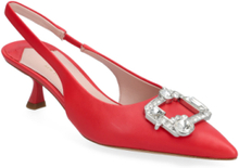 Renata Shoes Heels Pumps Sling Backs Red Kate Spade