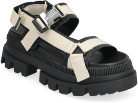 Road Sandal Shoes Summer Shoes Platform Sandals Black Desigual