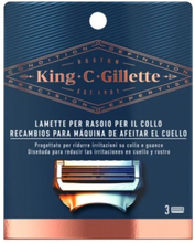Gillette King Neck Razor Blades 3 Units