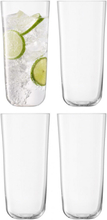 "Arc Highball Set 4 Home Tableware Glass Drinking Glass Nude LSA International"