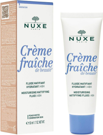 Creme Fraiche Mattifying Fluid 50 Ml Beauty Women Skin Care Face Face Masks Moisturizing Mask Nude NUXE
